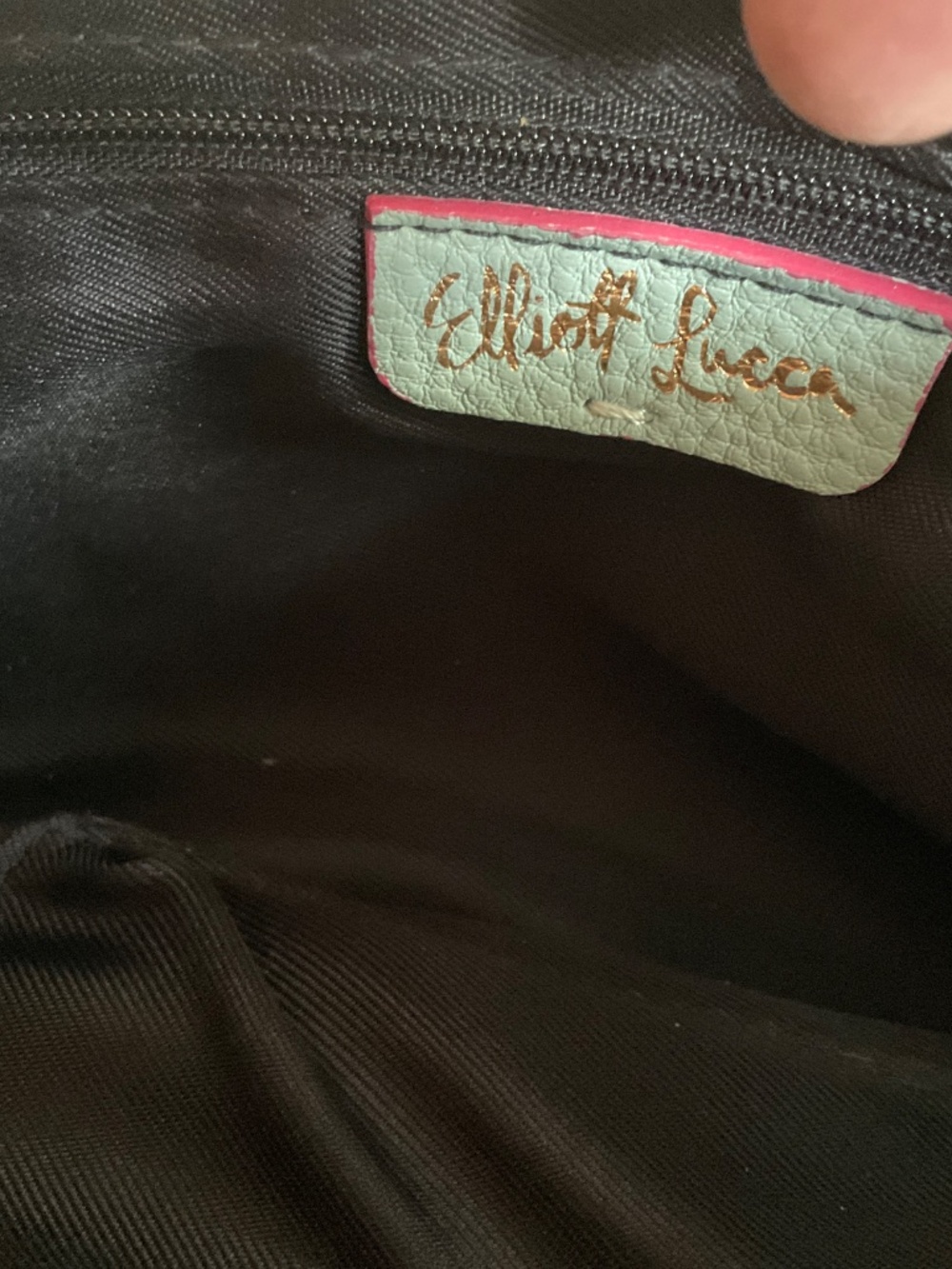 Elliott Lucca leather crossbody,green. - Picture 11 of 13